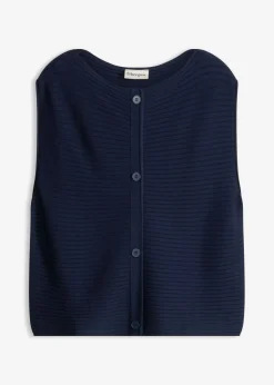 Vestido de punto y chaleco (2 piezas)