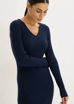Vestido de punto y chaleco (2 piezas)