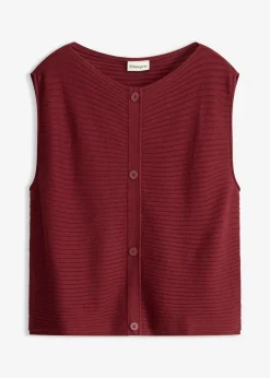 Vestido de punto y chaleco (2 piezas)