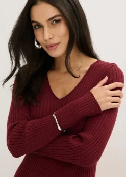 Vestido de punto y chaleco (2 piezas)