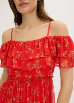 Vestido de punto y malla