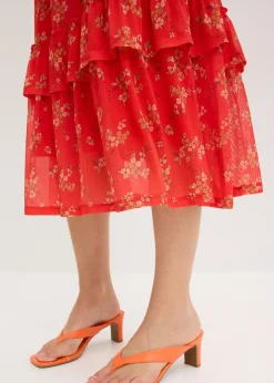 Vestido de punto y malla