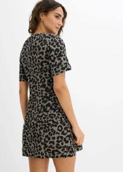 Vestido de sarga de algodón puro