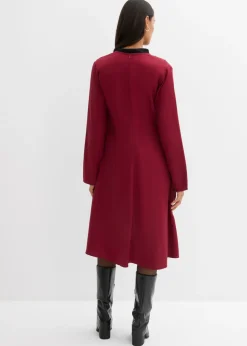 Vestido de sarga de lyocell fluido