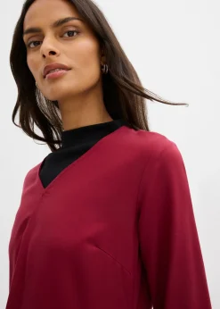Vestido de sarga de lyocell fluido