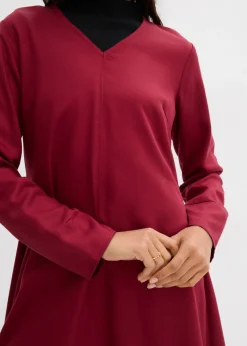 Vestido de sarga de lyocell fluido