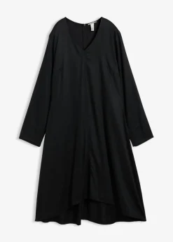 Vestido de sarga de lyocell fluido