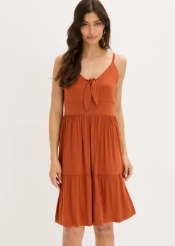 Vestido de tirantes con detalle de nudo
