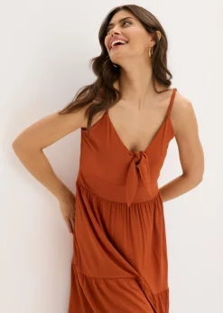 Vestido de tirantes con detalle de nudo