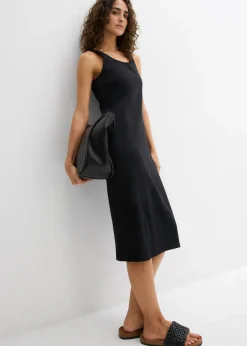 Vestido de tirantes de algodón orgánico elástico
