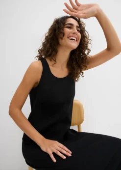 Vestido de tirantes de algodón orgánico elástico
