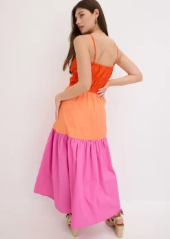 Vestido de tirantes de algodón puro
