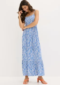 Vestido de tirantes de mezcla de viscosa