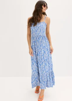 Vestido de tirantes de mezcla de viscosa