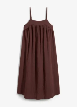 Vestido de tirantes de mezcla suave de viscosa