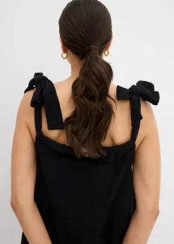 Vestido de tirantes de muselina suave
