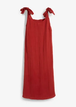 Vestido de tirantes de muselina suave