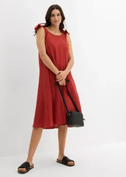 Vestido de tirantes de muselina suave