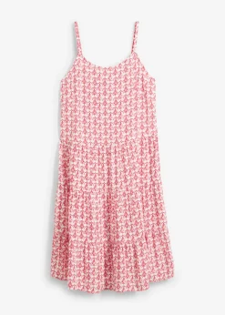 Vestido de tirantes de viscosa fluida