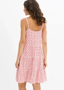 Vestido de tirantes de viscosa fluida