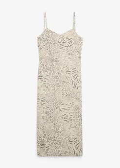 Vestido de tirantes de viscosa fluida