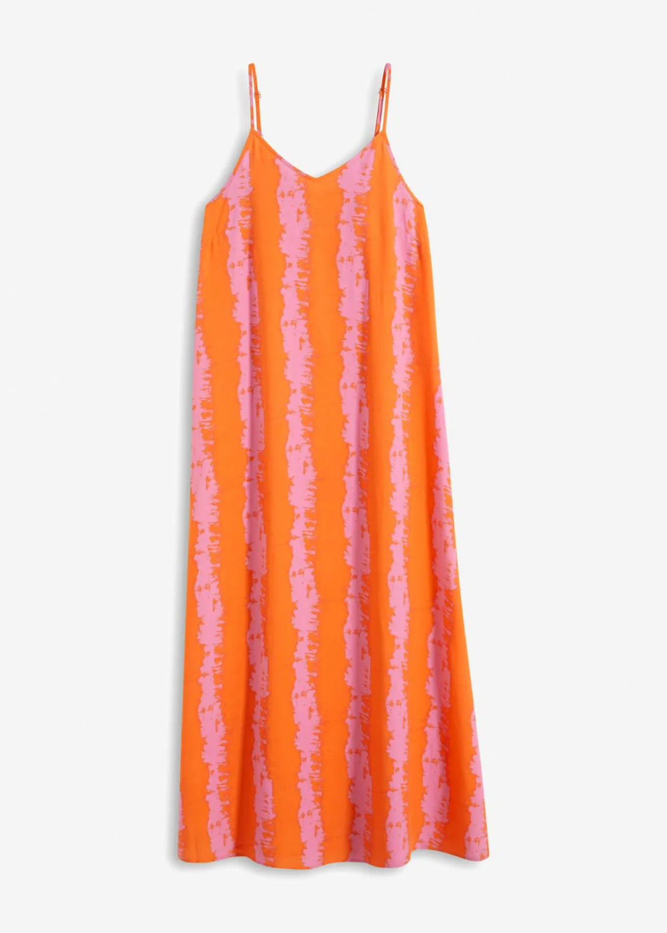 Vestido de tirantes de viscosa fluida
