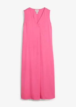 Vestido de tirantes de viscosa fluida