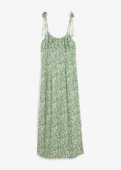 Vestido de tirantes de viscosa fluida