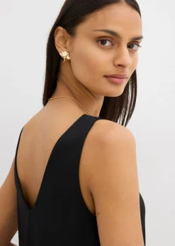 Vestido de tirantes fluido con escote en V