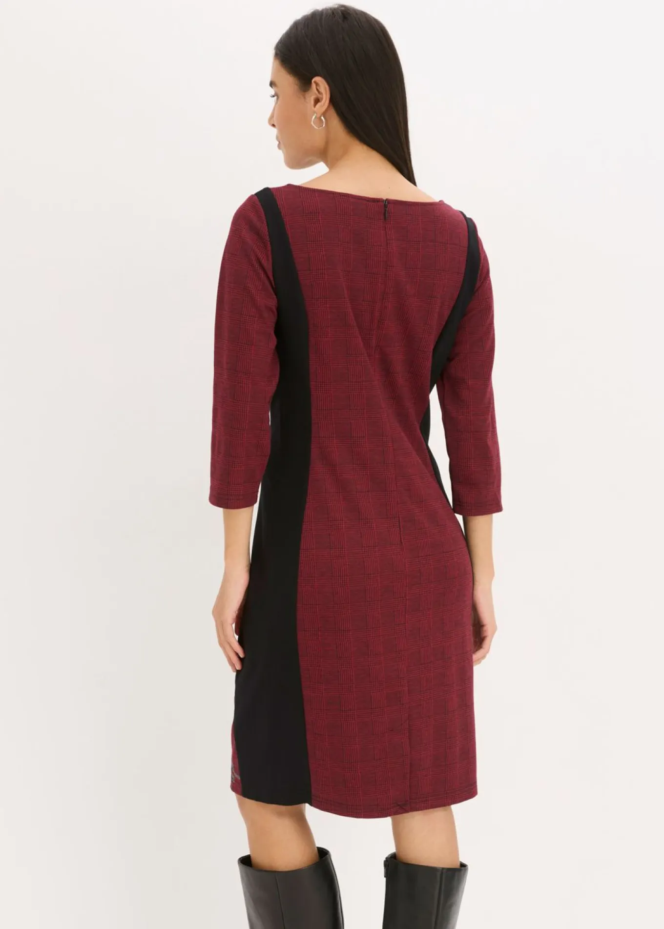 Vestido de tubo con bordado de lentejuelas