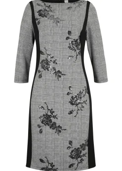 Vestido de tubo con bordado de lentejuelas