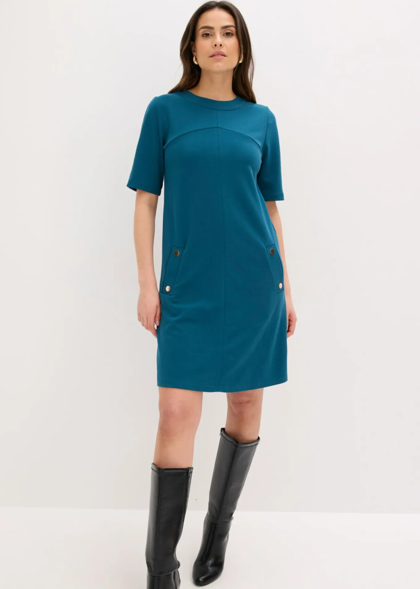 Vestido de tubo con elastano
