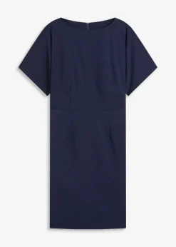 Vestido de tubo con mangas tipo murciélago