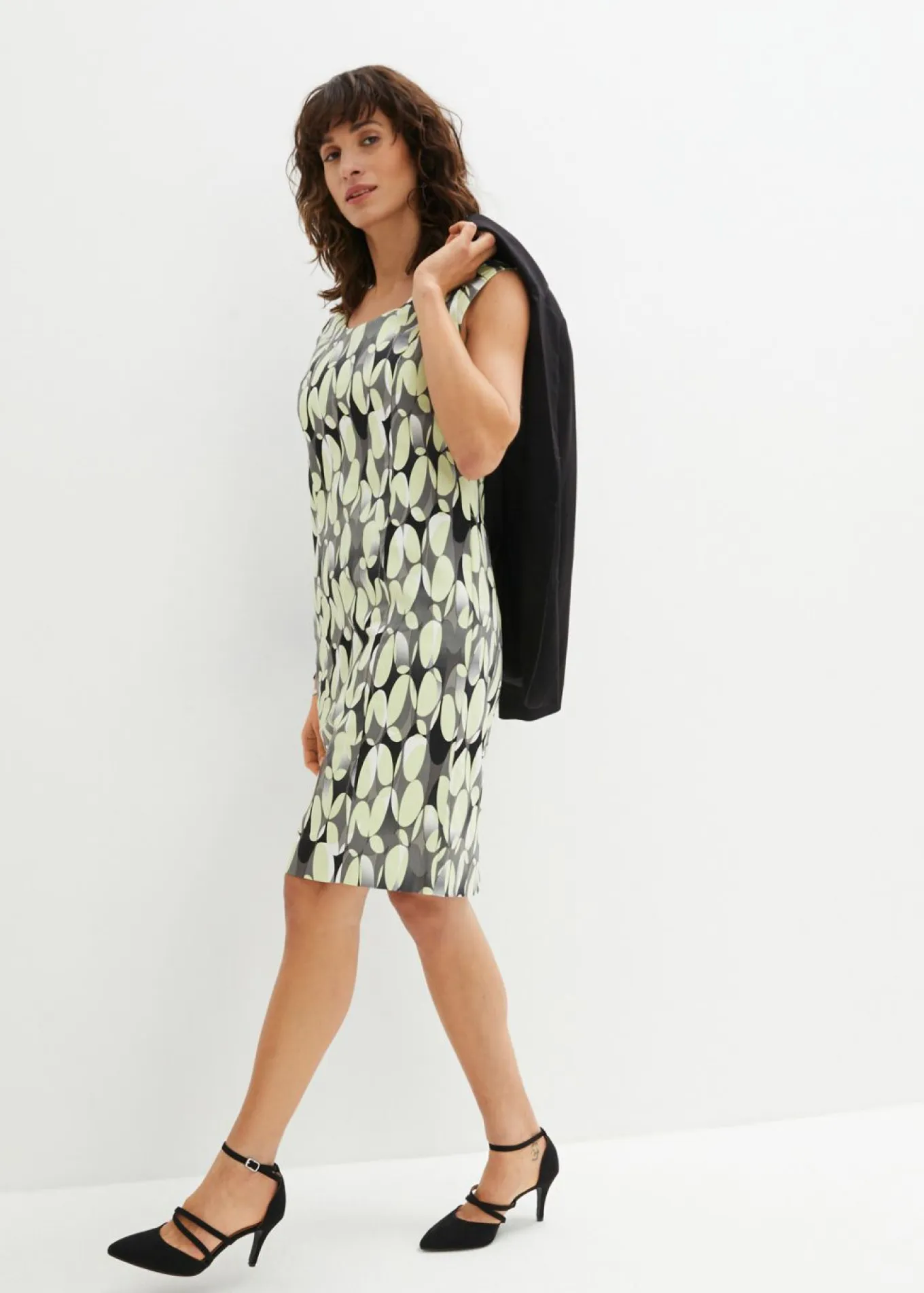 Vestido de tubo estampado