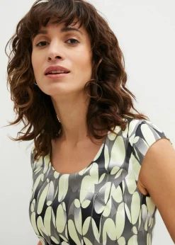 Vestido de tubo estampado