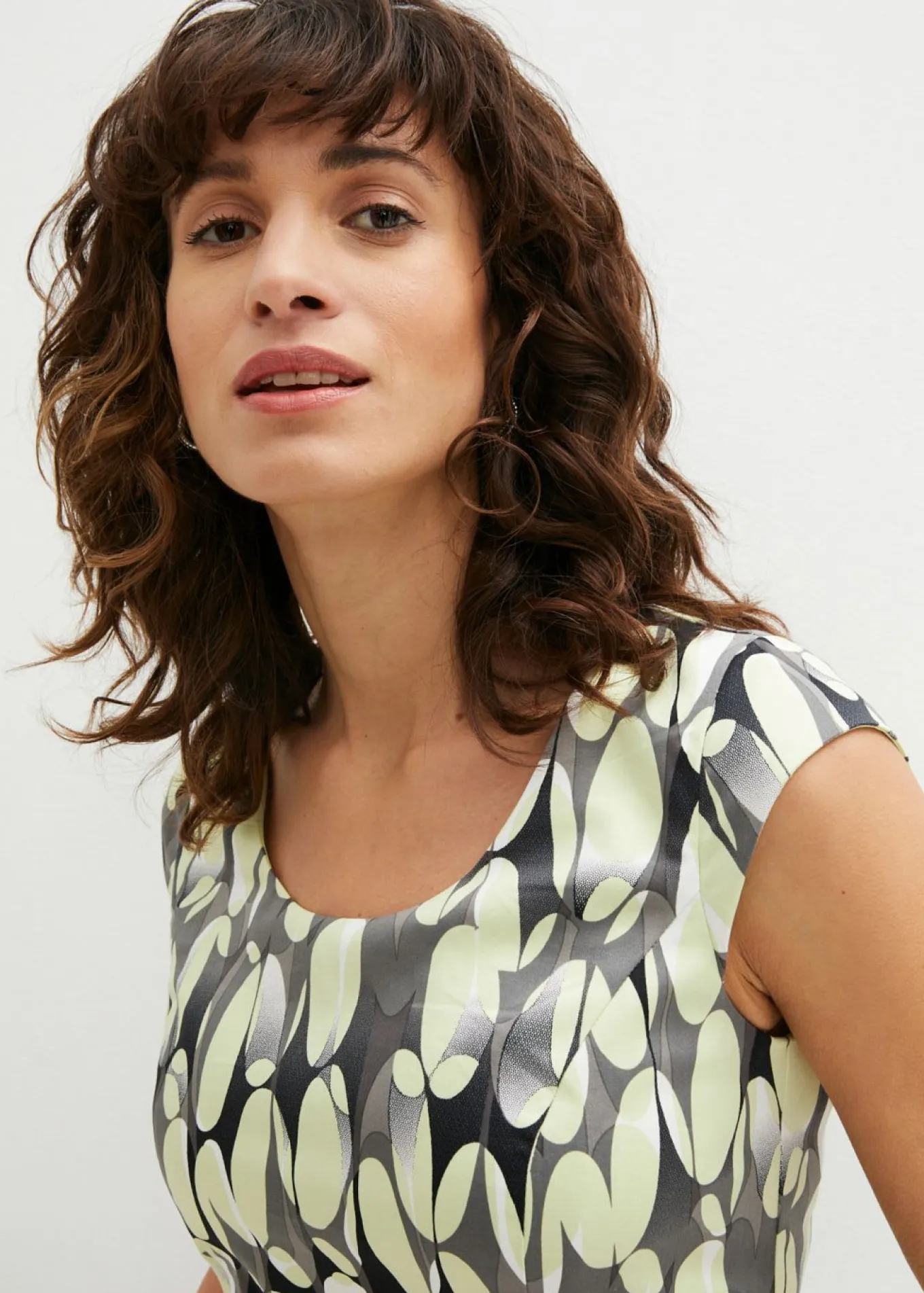 Vestido de tubo estampado