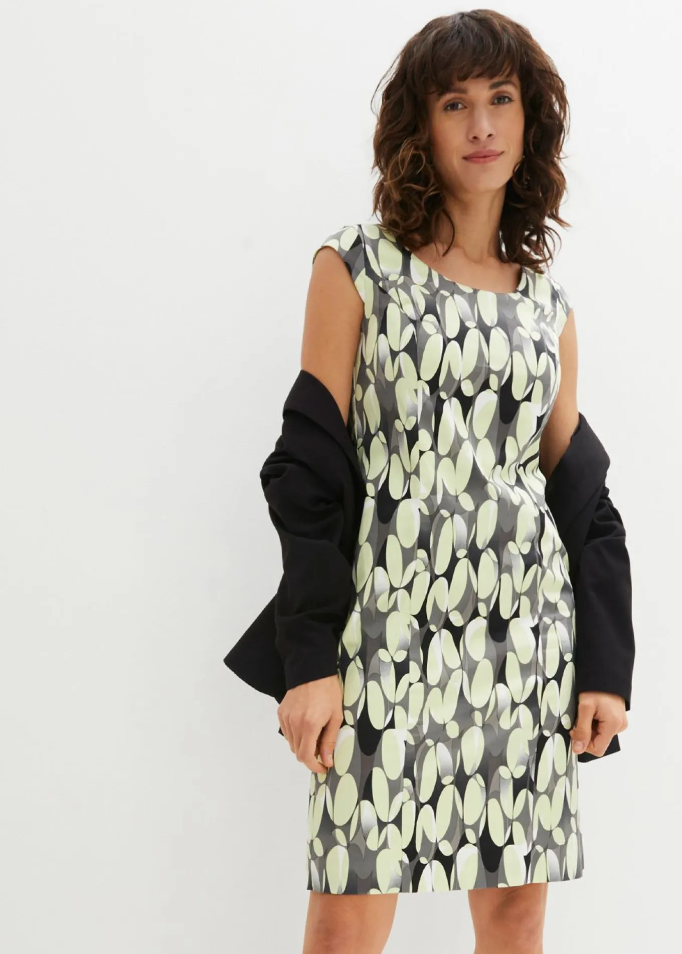Vestido de tubo estampado