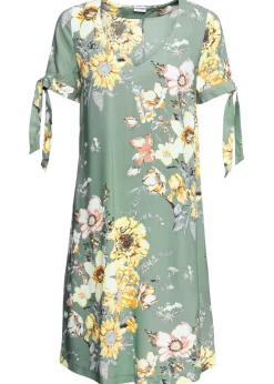 Vestido de viscosa fluida