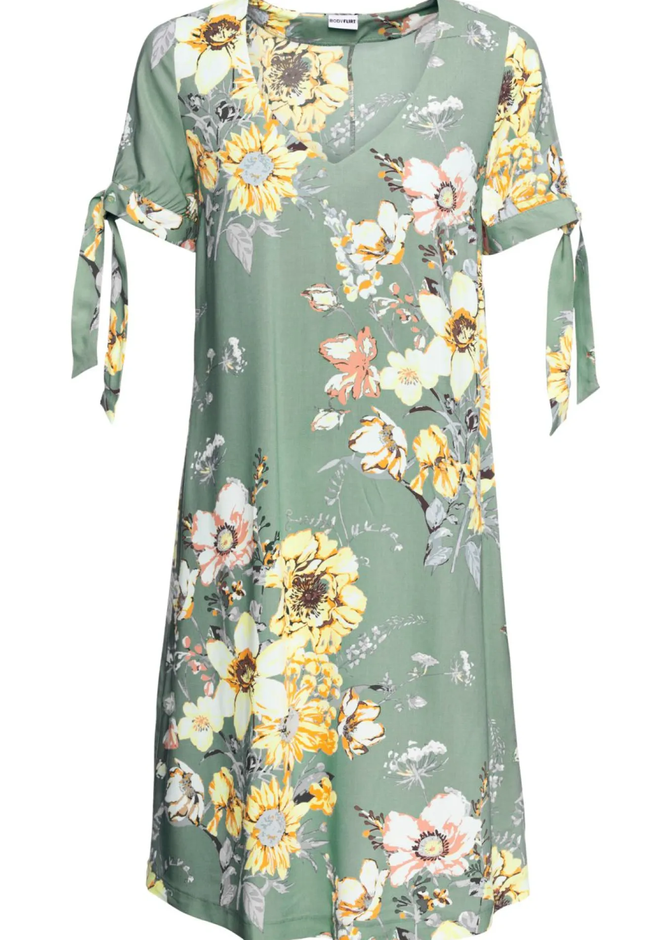 Vestido de viscosa fluida