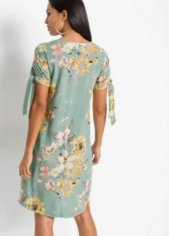Vestido de viscosa fluida