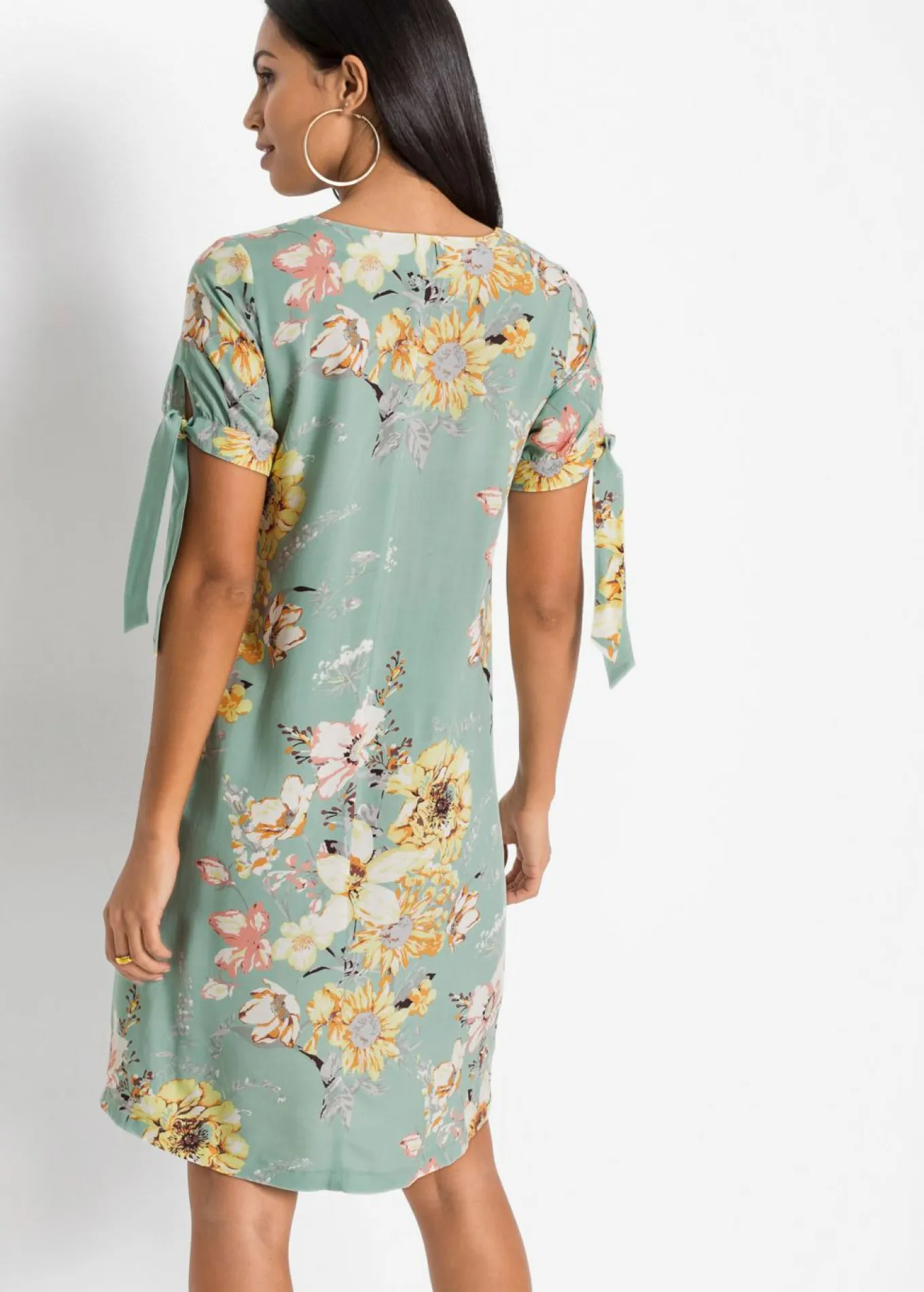 Vestido de viscosa fluida