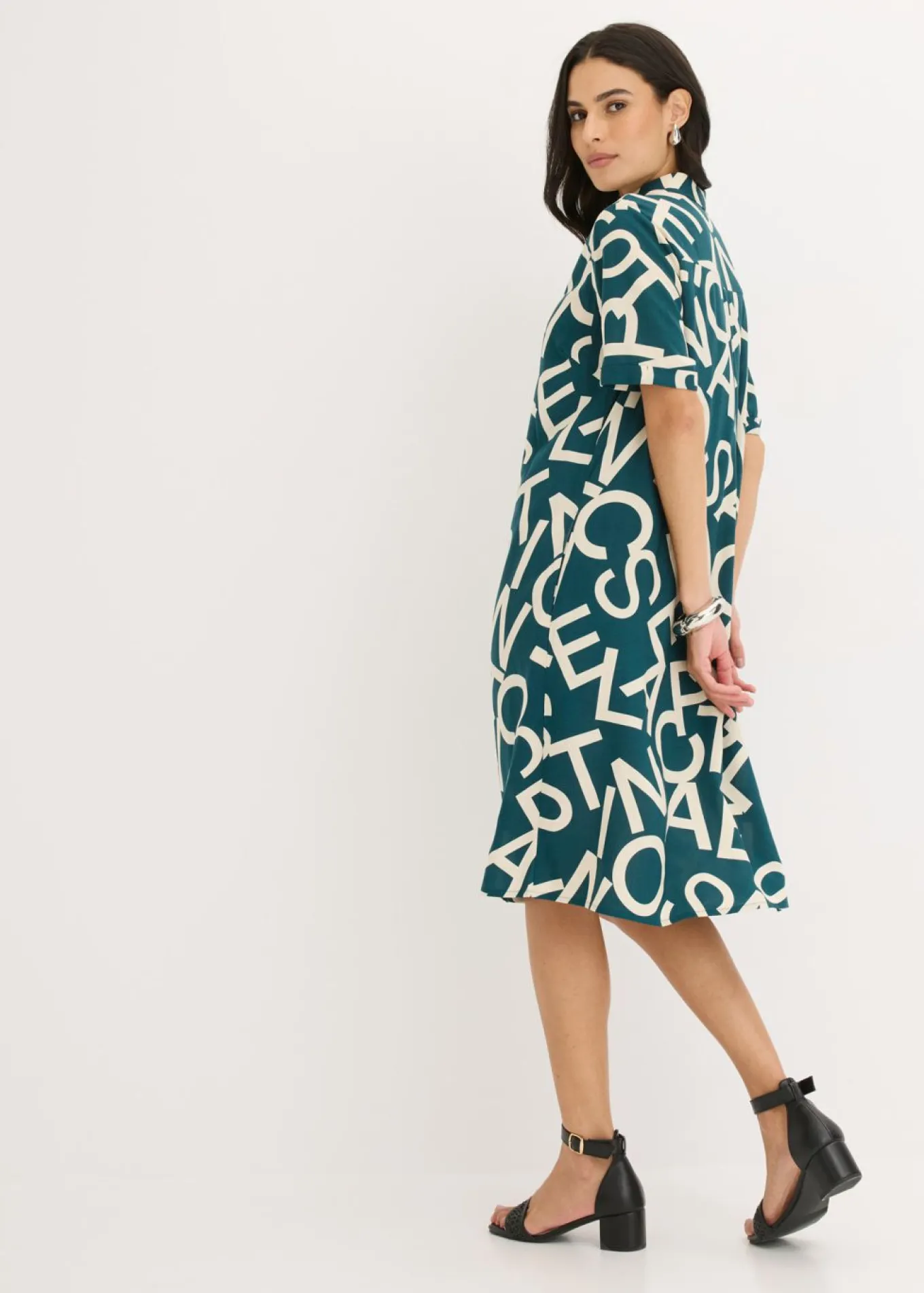 Vestido de viscosa fluida