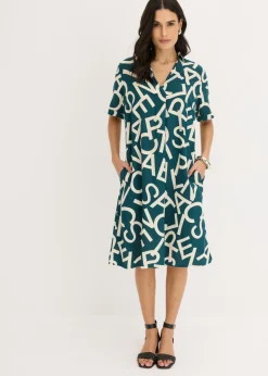 Vestido de viscosa fluida