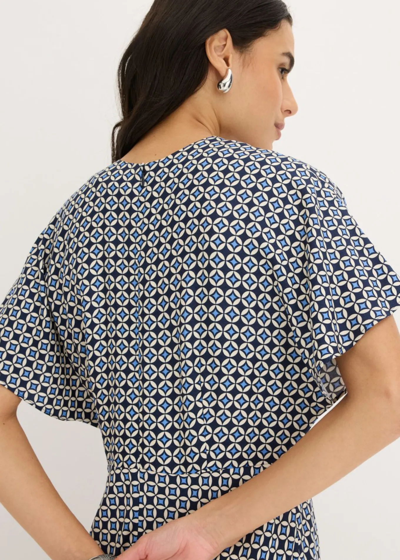 Vestido de viscosa fluida