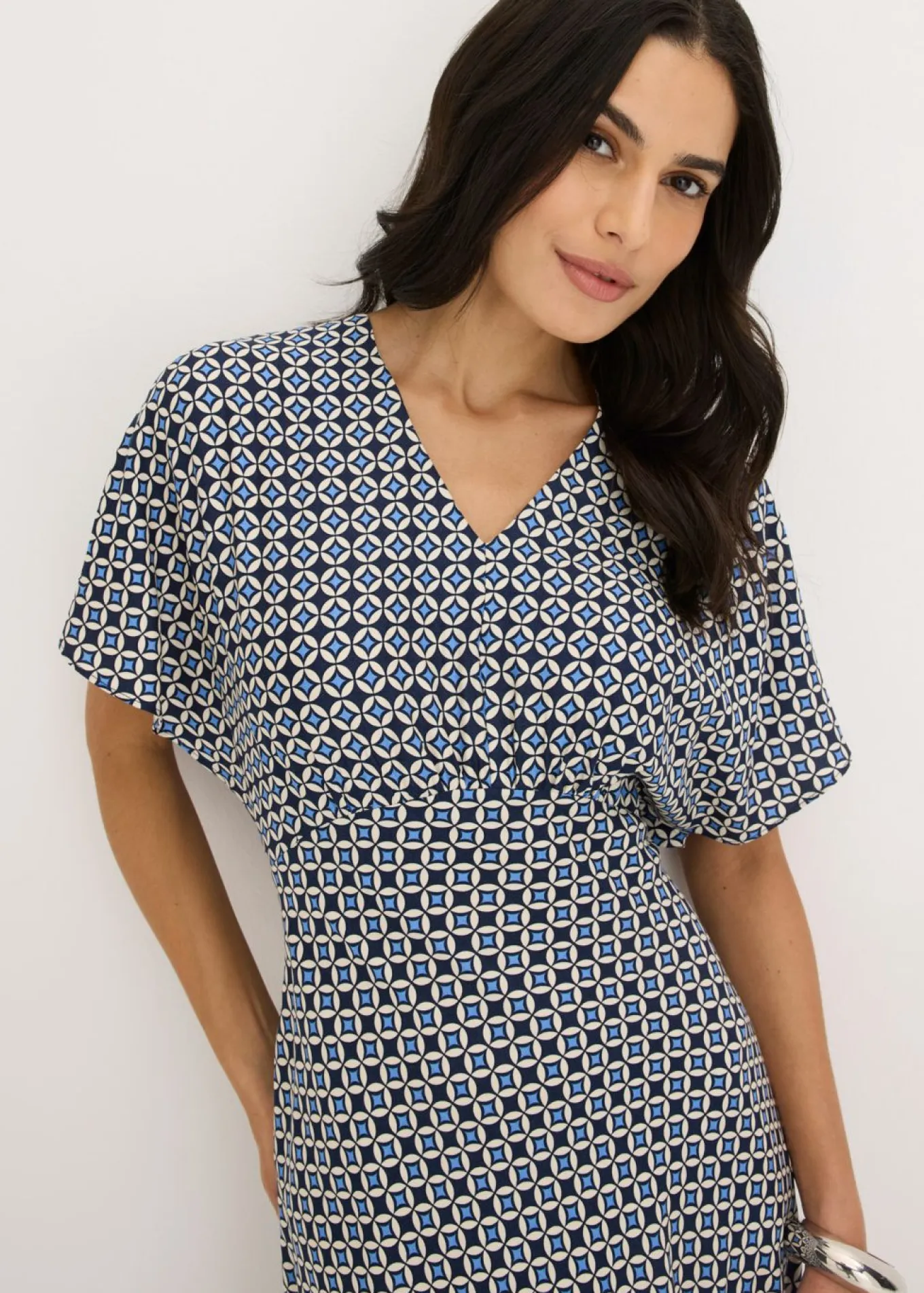 Vestido de viscosa fluida