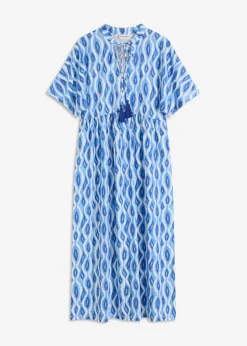 Vestido estampado con corte de túnica