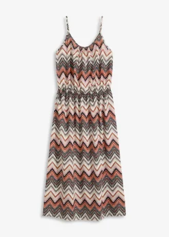 Vestido estampado de tirantes