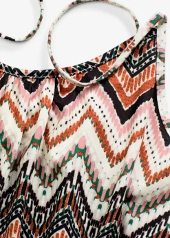 Vestido estampado de tirantes