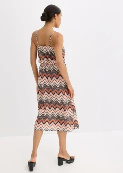 Vestido estampado de tirantes