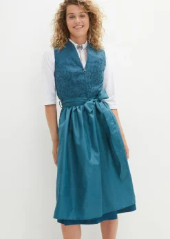 Vestido folclórico y delantal (set de 2 piezas)